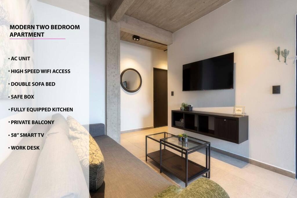 Apartment P201 Zocalo 2bdrm2b Ac Rooftop Business C
